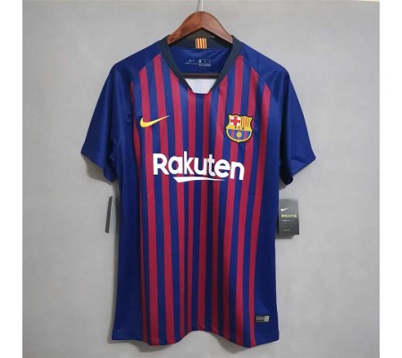 Barcelona 18/19 Home Red&Blue Soccer Jersey